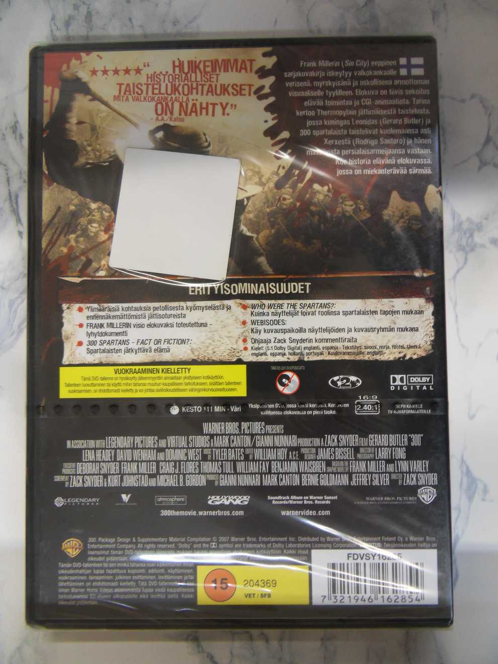 300, Kahden levyn erikoisjulkaisu (DVD) Uusi muoveissa - Image 2