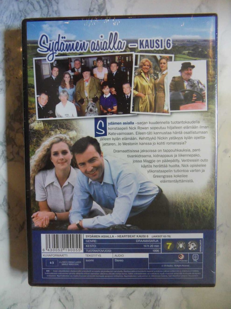 Syd men Asialla Kausi 6 Heartbeat DVD UUSI MUOVEISSA syd-men-asialla-kausi-6-heartbeat-dvd-uusi-muoveissa