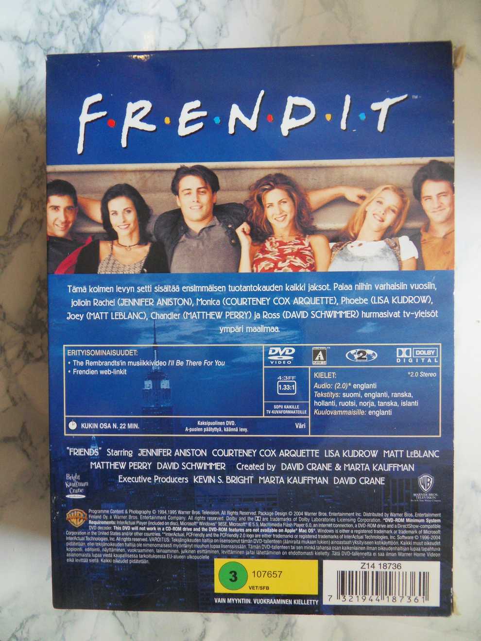 Frendit, 1. tuotantokausi (DVD) - Image 2