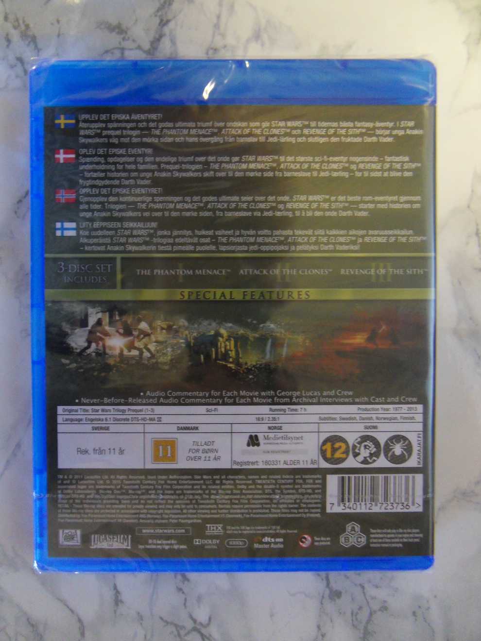 Star Wars Trilogy Prequel (1-3) (Blu-ray) (Uusi muoveissa) - Image 2