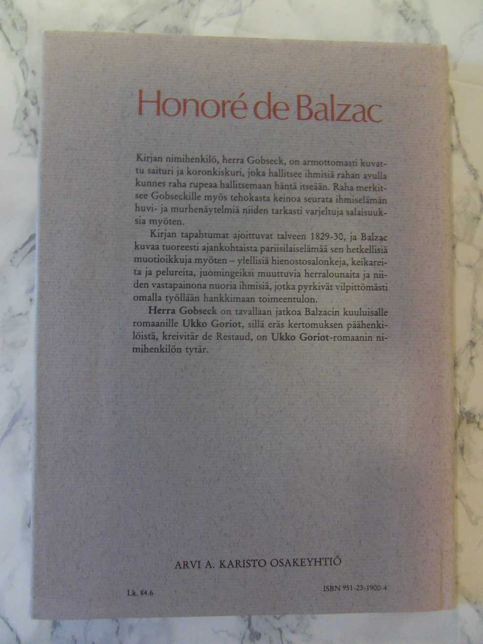 Herra Gobseck, Honoré de Balzac - Image 2