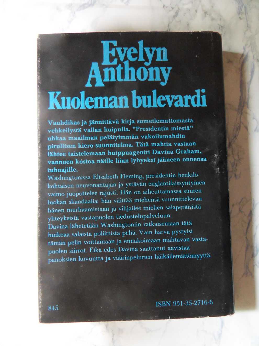 Kuoleman bulevardi, Evelyn Anthony - Image 2