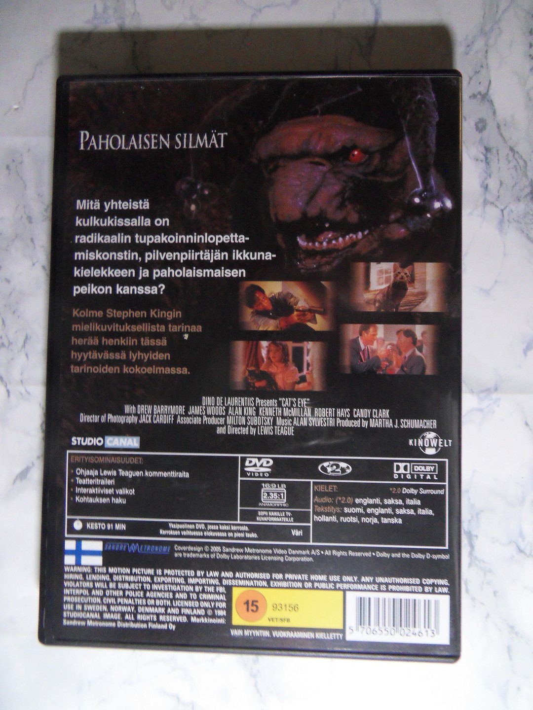 Paholaisen silmät (DVD) - Image 2